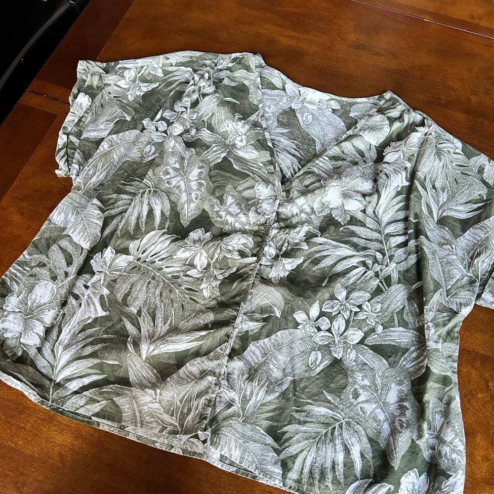 Linen beach coverup from H&M